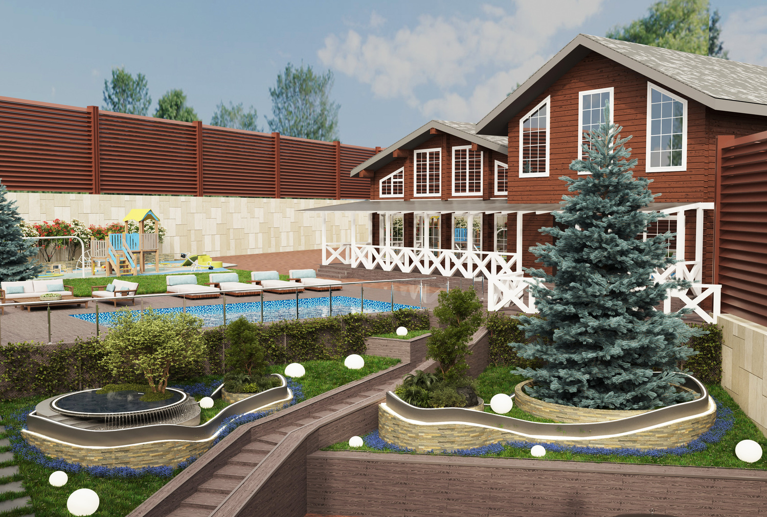 Придомовой участок <br>