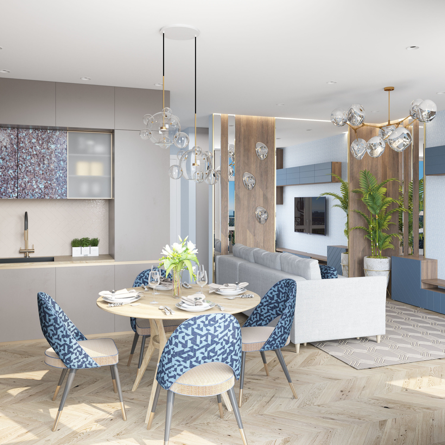 2х-комнатная квартира в ЖК "Меркато" <br>