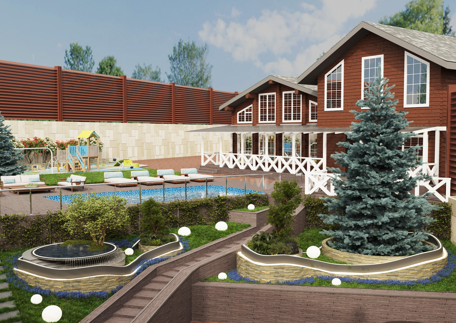 Придомовой участок <br>