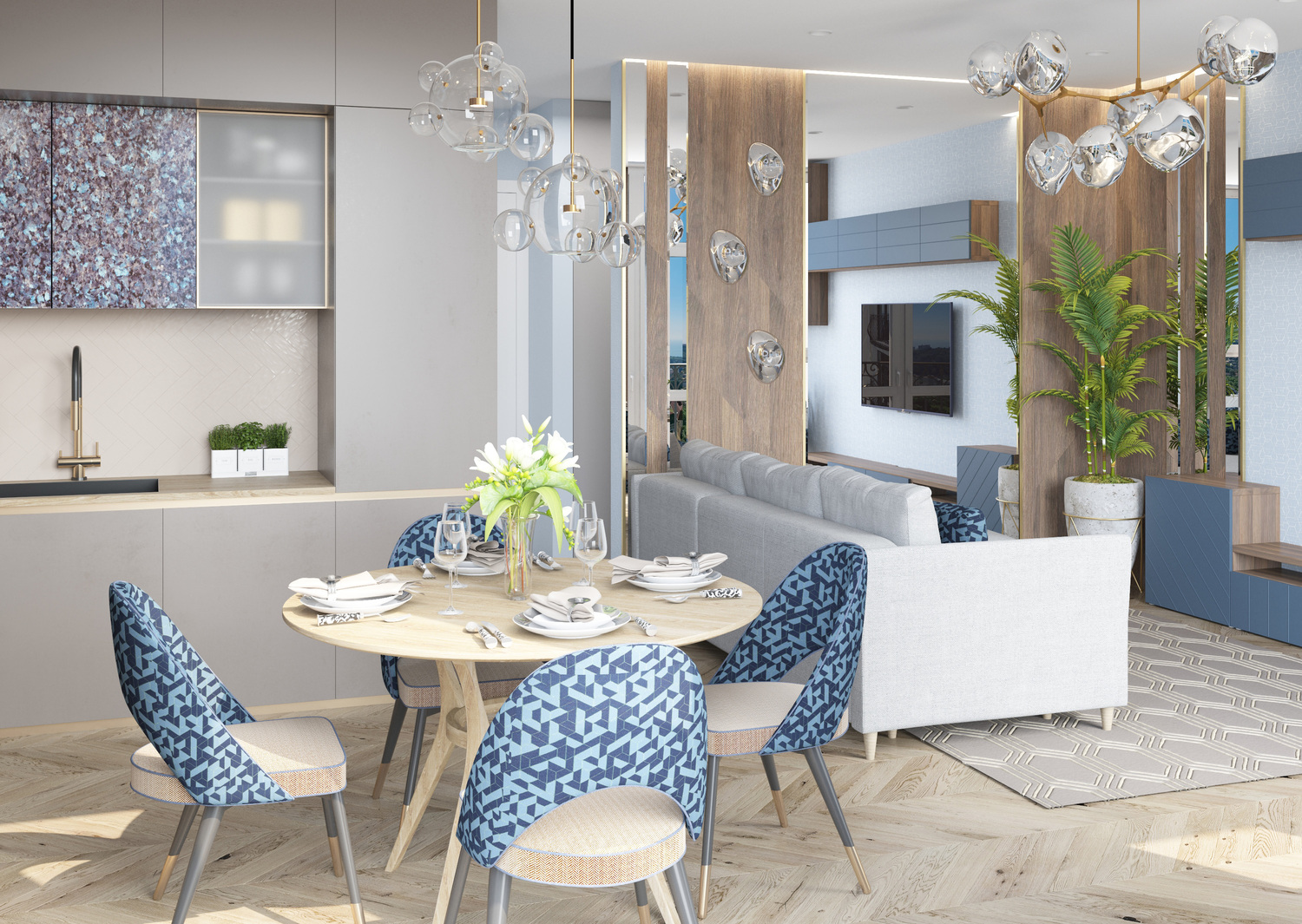 2х-комнатная квартира в ЖК "Меркато" <br>